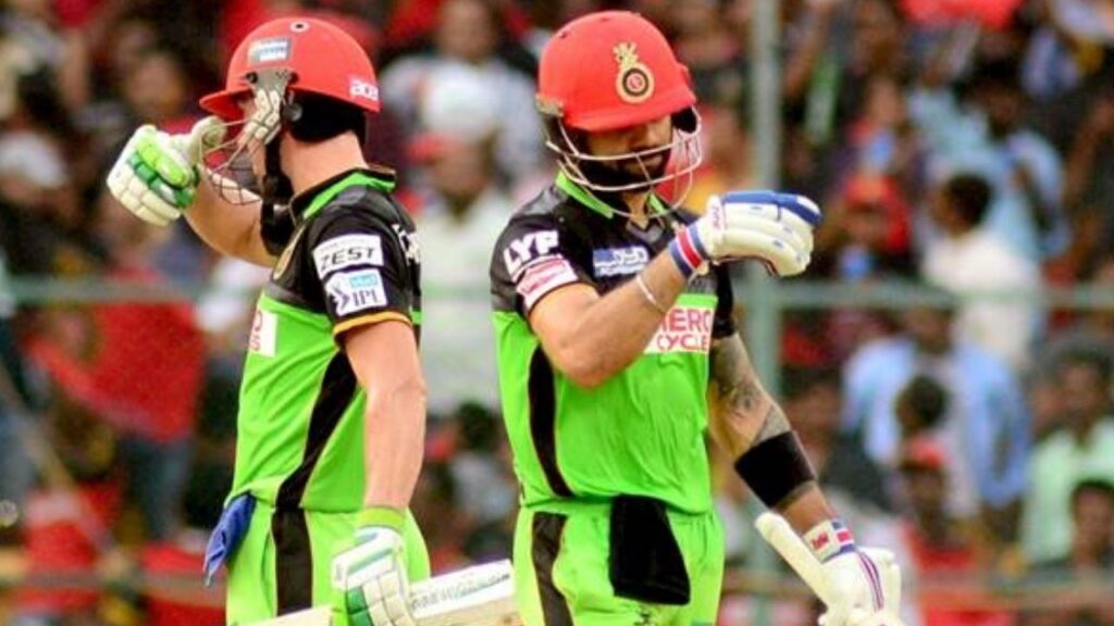 RCB के हरी जर्सी वाले मैच